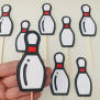 Bowling Cupcake Topper