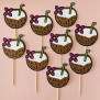 Coconut Cupcake Topper