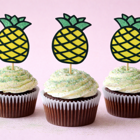 http://www.littlegift.com.au/3474-thickbox/pineapple-cupcake-topper.jpg