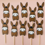 Donkey Cupcake Topper