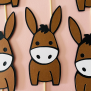 Donkey Cupcake Topper