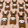 Donkey Cupcake Topper