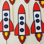 Rocket Cupcake Topper