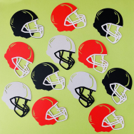 Rugby Helmet Confetti