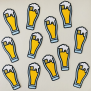 Glass Beer Confetti