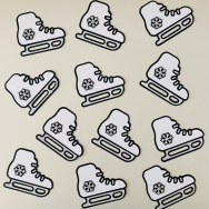 Ice Skate Confetti
