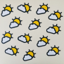 Sun Cloud Confetti