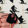 Ski Cupcake Topper