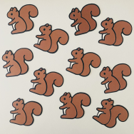 Squirrel Confetti