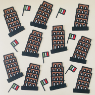 Leaning Tower Pisa Confetti