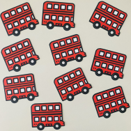 Red London Bus Confetti