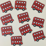 Red London Bus Confetti