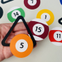 Billiard Balls Confetti