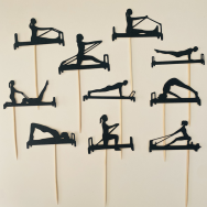 Pilates Cupcake Topper