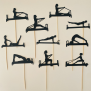 Pilates Cupcake Topper