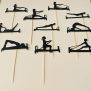 Pilates Cupcake Topper