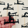 Pilates Cupcake Topper