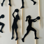 Netball Cupcake Topper