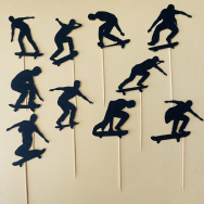 Skateboard Cupcake Topper