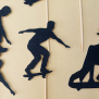 Skateboard Cupcake Topper