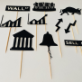 Stock Exchange Market Cupcake Topper