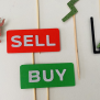 Stock Exchange Market Colorful Cupcake Topper