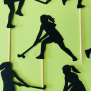 Field Hockey Cupcake Topper