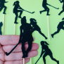 Field Hockey Cupcake Topper