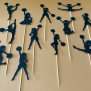 Cheerleader Cupcake Topper