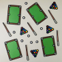 Pool Billiards Confetti