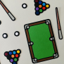 Pool Billiards Confetti
