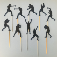 Boxing Cupcake Topper