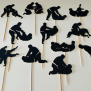 Jiu Jitsu Cupcake Topper