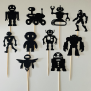 Robot Cupcake Topper