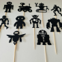 Robot Cupcake Topper