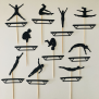 Trampoline Cupcake Toppers