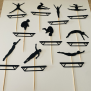 Trampoline Cupcake Toppers