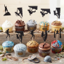 Rock Climbing Cupcake Topper