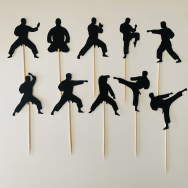 Karate Cupcake Topper