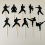 Karate Cupcake Topper