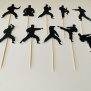 Karate Cupcake Topper