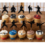 Karate Cupcake Topper
