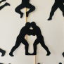 Wrestling Cupcake Topper