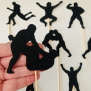 Wrestling Cupcake Topper