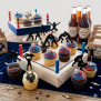 Wrestling Cupcake Topper