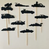 Car Racing Cupcake Topper