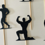 Male Bodybuilder Cupcake Topper