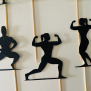 Female Bodybuilder Cupcake Topper