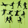 Woman Soccer Cupcake Topper