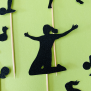 Woman Soccer Cupcake Topper